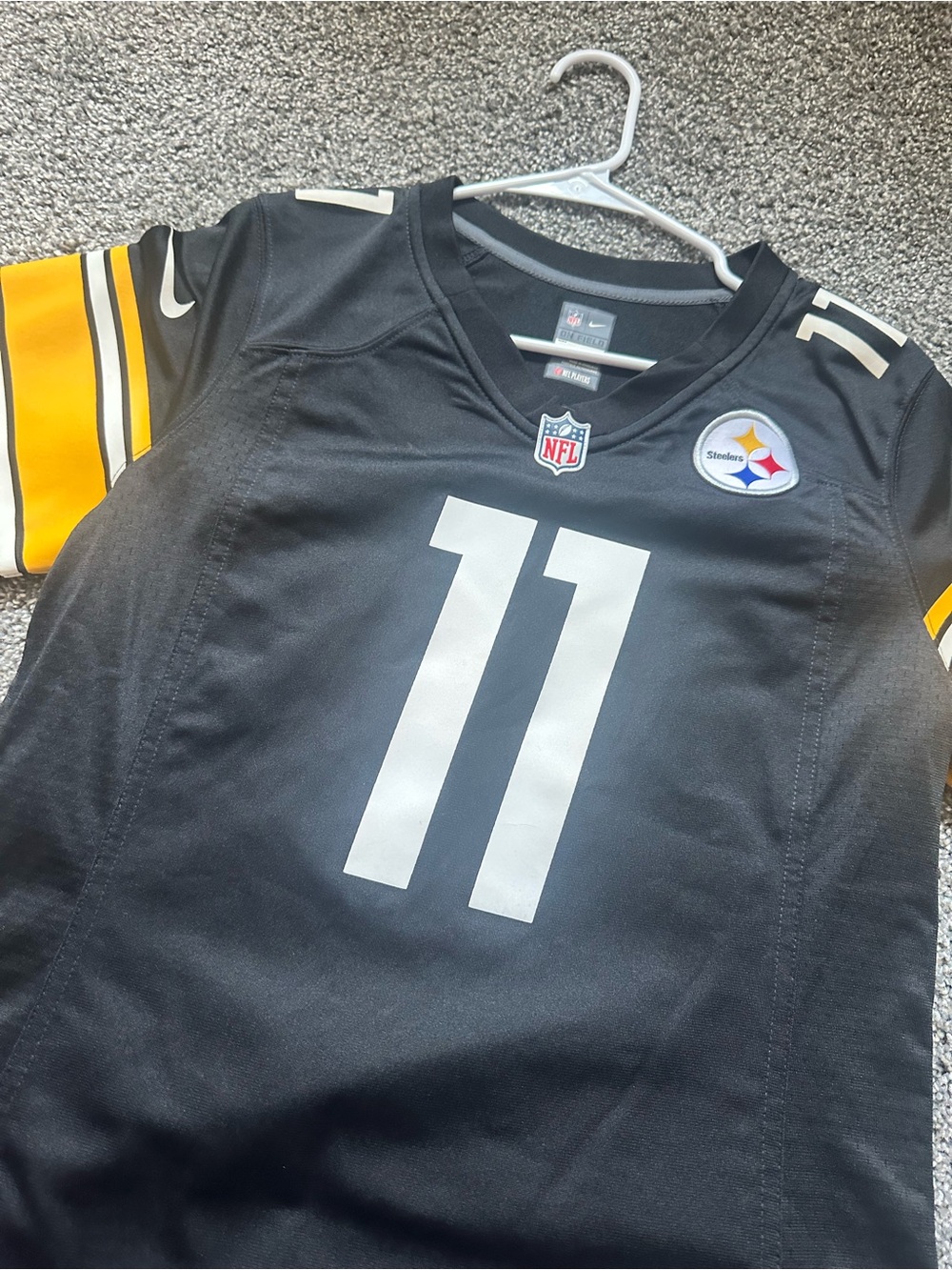 Nike NFL Pittsburgh Steelers #11 Black & Gold claypool Jersey